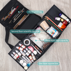 Nuevo Estuche Organizador de <span class=keywords><strong>Maquillaje</strong></span> Profesional de Alta Calidad, Vacío, para Cosméticos, de Viaje, con Gran Capacidad de Almacenamiento - Product Image 5