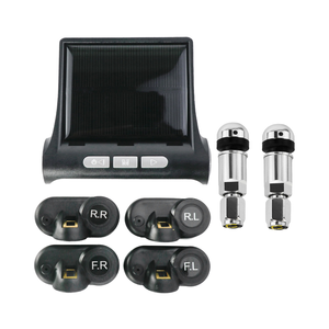 Système de surveillance de la pression des pneus numérique haute précision avec gonfleur de pneus, capteur interne universel, <span class=keywords><strong>TPMS</strong></span> solaire en temps réel 12V - Product Image 1