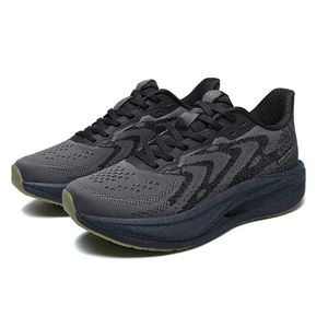 Zapatillas de Running Modernas con Entresuela de Espuma Gruesa Acolchada, Tejido Ventilado con Patrón Ondulado y Detalles en <span class=keywords><strong>Verde</strong></span> Menta para Entrenamiento en Carretera - Product Image 2