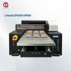 Qingyi KTM-A05 mesin cetak flatbed pencetak uv datar silinder Cup Desktop kecil a3 uv