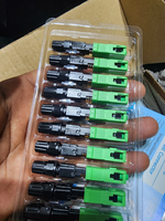 Conector Rápido de Fibra Óptica FTTH SC APC para Cable de Bajada FTTH, Conector de Terminación en Campo