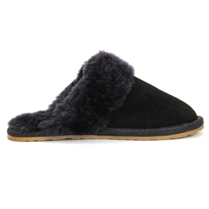 cuero de gamuza de terciopelo suave zapatillas de invierno cálido dormitorio casa Casa de China, venta al por mayor zapatillas - Product Image 3