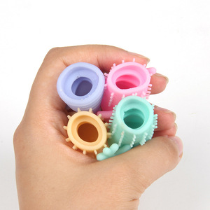 Halloween Trick TPR Mini Finger Doll Monster Storytelling Finger Cots <b>Squeeze</b> Stress Relief Squishy Toy for Kid Boys and Girls - Product Image 2