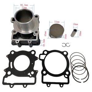 Pièces de moteur de moto, kit cylindre de moteur de moto, segments de piston adaptés à KTM DUKE250 72mm - Product Image 2