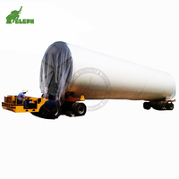 Remorque porte-poutres hydraulique multi-essieux 120 tonnes pour transport de ponts lourds