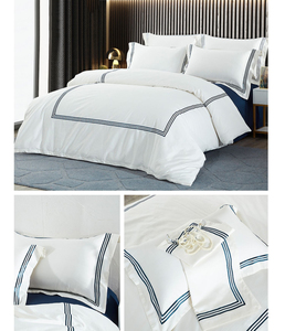 Colcha de algodón satinado para hotel, colcha de lujo, colcha de algodón, <span class=keywords><strong>2021</strong></span> - Product Image 3