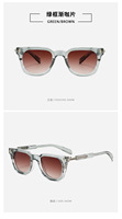 Lunettes de soleil de luxe unisexe LvCong 2026, monture carrée intégrale avec rivets, protection UV400, vente en gros, lunettes de soleil de créateur tendance pour la pêche