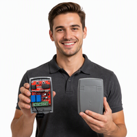 Module de relais de porte de garage à commande radio sans fil 12-24V, récepteur 2 canaux 433MHz, code fixe/rolling