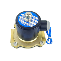 Vanne Solénoïde 12V 24V 220V DN15 en Laiton pour Contrôle Direct de l'Eau, Température Normale, Application Générale, OEM