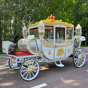 Calèche royale classique de luxe à quatre roues, calèche royale électrique de haute qualité, calèche royale électrique à vendre - Product Image 4