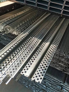 Thép khung hồ sơ Góc góc mạ kẽm đục lỗ sắt góc vách thạch cao góc hạt - Product Image 5