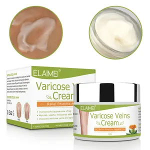 ELAIMEI Herbal Ointment Relieve Care Phlebitis Angiitis Varicose Vein Remover Cream Spider Varicose Veins Treatment Cream