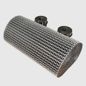 Heavy load Stainless Steel Metal Conveyor Belts Honeycomb Conveyor Belts Flat Wire Conveyor Belts supplier