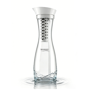 Nouvelle carafe filtrante à <span class=keywords><strong>eau</strong></span> en verre minéral 2026 avec charbon actif pour éliminer le chlore, idéale pour la maison et les camping-cars - Product Image 1