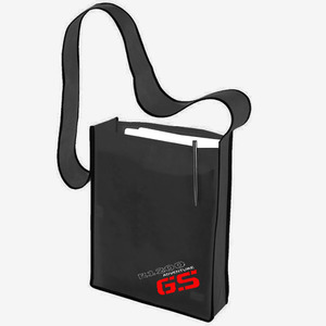 Non tissé sac à bandoulière avec une poignée continue qui s'étend des côtés - Product Image 2