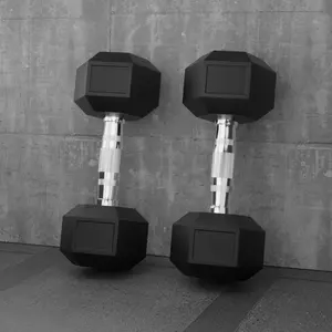 Hotlife Factory Wholesale Free Weight Dumbells Gym Rubber Hex Hexagon Dumbbell Set LB Buy Online
