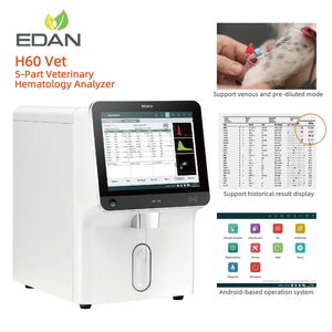 Analyseur d'hématologie entièrement automatique EDAN H60 Vet Vet 5 Diff (5 parties) avec conception compacte - Product Image 1