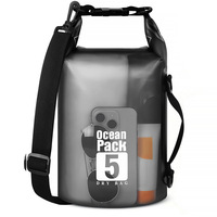 Sac étanche en PVC grande capacité pour activités de plein air, semi-transparent, idéal pour la plage, la natation et le rafting – Best-seller transfrontalier
