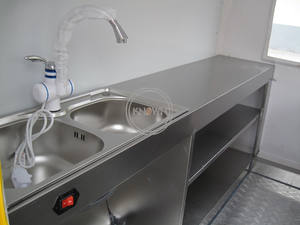 2025 Food Truck Coffee Bar Ice-Cream Pizza <b>Burger</b> Van Hot Food Cart European Commercial Type Approval Food Trailer - Product Image 5