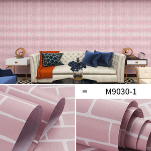 Rollo de <span class=keywords><strong>papel</strong></span> tapiz para niños moderno Floral Easy Peel Stick, <span class=keywords><strong>papel</strong></span> de pared fácil de limpiar en relieve para habitación de niños, decoración Interior DIY - Product Image 3