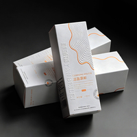 Boîte d'emballage en carton écologique portable pour crème cosmétique, boîte en papier de luxe haut de gamme avec finition UV pour produits de soin de la peau