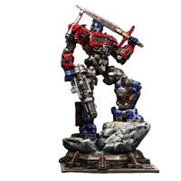 Statue d'animal Optimus Prime en résine faite à la main à l'échelle 1/2 pour la décoration et l'exposition à la maison