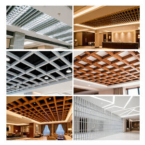 Plafond acoustique en aluminium - Panneaux de grille absorbant le son pour la réduction du bruit - Grilles de plafond - Product Image 3