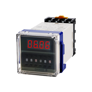 รีเลย์ตั้งเวลาแบบดิจิตอล Dh48s S 220V 24V 12V 380V ควบคุมการหน่วงเวลาเปิดเครื่องแบบวนซ้ำ - Product Image 1