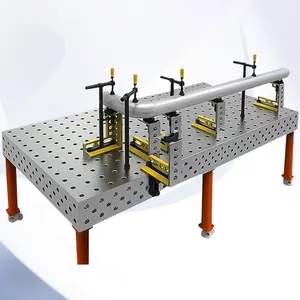 Mesin Teknik plat meja las 3d Solder bingkai baja logam populer grosir