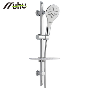 Ensemble de pomme de douche moderne en cascade nordique à 3 fonctions, ensemble de barre de douche coulissante en acier inoxydable 304 avec <span class=keywords><strong>tuyau</strong></span> <span class=keywords><strong>souple</strong></span> - Product Image 3