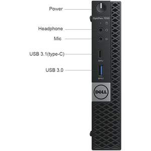 Computadora de Escritorio OptiPlex 7050 Mini con Monitor LED de 27 Pulgadas, Procesador I5-7500T de Cuatro Núcleos a 3.2GHz, 16GB de RAM, 256GB de Almacenamiento, Windows 11 - Product Image 1