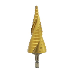 Fangdawang <b>Step</b> Drill Bit Metric 4241 Triangular Shank High Speed Steel For Nonferrous Metals Woodworking - Product Image 2