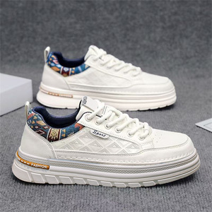 Zapatos Deportivos Casuales para Hombre, Originales, con Plataforma, Versátiles, para Skateboarding, Blancos, a la Moda, Venta al Por Mayor - Product Image 1