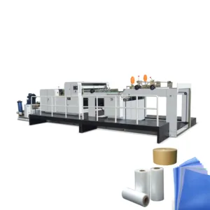 HJ-800A Non Woven Fabric Stretch PVC PP Printing Cup Paper Film Foil Cross Cutter Roll To Sheet Cutting Machine