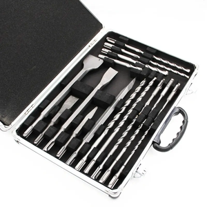 17PCS SDS cộng với mũi khoan đầu phẳng đặt búa quay điện cho bê tông đá granit nề đá cẩm thạch sử dụng mục đích chung - Product Image 4