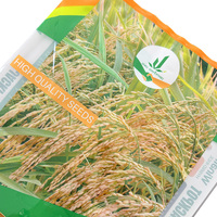 Sachet d'emballage hybride pour graines de riz, haute barrière PA/PA/PE Nylon/PE, scellé sur 3 côtés, résistant aux perforations et à l'humidité
