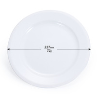 Offre Spéciale 8 pouces Assiette ronde pique-nique extérieur Assiettes en plastique Assiettes à dîner