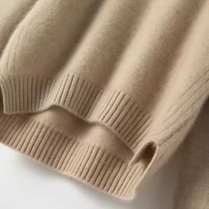100% Cashmere quá khổ <span class=keywords><strong>Chunky</strong></span> cao cổ Áo len cho phụ nữ Đan Áo len - Product Image 3