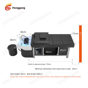 Chất Lượng Cao Xách Tay Đồ Nội Thất Salon Cắt Tóc Cửa Hàng Thái Massage Dầu Gội Đầu Spa Đầu Tắm Bát Giường Ghế - Product Image 5