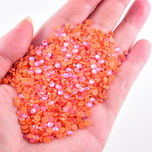 BOBOHOO, gran oferta, cuentas redondas de cristal, prendas, Flatback Sparkle Series, diamantes de imitación de fijación en caliente para accesorios de Jeans - Product Image 2