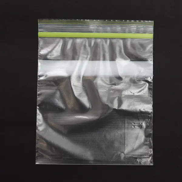 Sacchetto di plastica del sacchetto della spazzatura di plastica del produttore professionale con il sacchetto di plastica su misura della chiusura lampo