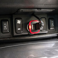 Interrupteur à bascule 12V 24V avec éclairage LED pour ventilateur de refroidissement, interrupteur marche/arrêt avec faisceau de câblage pré-câblé pour UTV, ATV, camion, bateau
