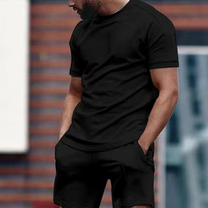 Streetwear Summer Custom Pantalones Cortos De Verano Sports Men <b>Tracksuit</b> T Shirt Shorts Set Outfits Casual Two Piece Men's Set - Product Image 1