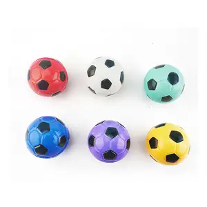 Customised Logo Soccer Promotional Ball Stress Squishy Squeeze Sensory Shaped Pu Foam Pig Reliever Stress Ball