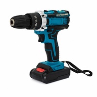 Perceuse sans fil industrielle 21V, kit combiné, vitesse variable, mandrin 10mm, couple max 40Nm - Ensemble d'outils électriques polyvalents pour