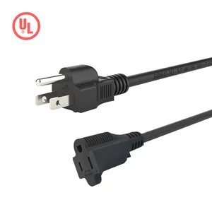 UL standard 5 FT power cord notebook computers household appliances power cords extension cords