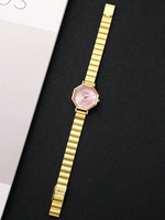 Montre-bracelet pour femme avec cadran romain exquis et strass PRO12