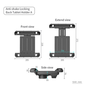 VINmounts Lockable <b>Tablet</b> Mount for 12-13 Inch Industrial <b>Tablets</b> 1.5 Inch Ball Base Heavy Duty Adjustable <b>Holder</b> - Product Image 2