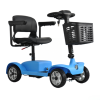 Scooter électrique pliable pour adultes âgés et personnes handicapées, quadricycle pour la mobilité des adultes, cyclomoteur portable