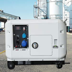 เครื่องกำเนิดไฟฟ้าดีเซลแบบพกพาเงียบ ลดราคา 3kw 10kva กันเสียง 220V 380V 50/60HZ แบบไร้แปรงถ่าน พร้อมตัวเลือก ATS แรงดันไฟฟ้า 480v 240v - Product Image 1
